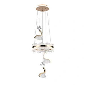 Apliqa Liliana 3'lü Gold Led Avi̇ze görseli 2