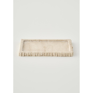Bella Maison Ephesus Traverten Dekoratif Tabak Naturel (14x27 Cm) Naturel