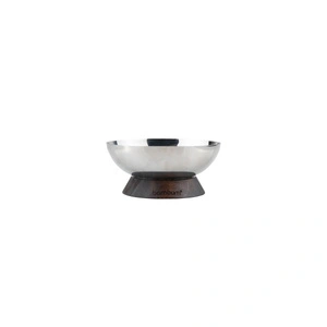 Bambum Nero - Mina - 6'lı Bambu Altlıklı Çelik Sunum Tabağı 12cm görseli 5