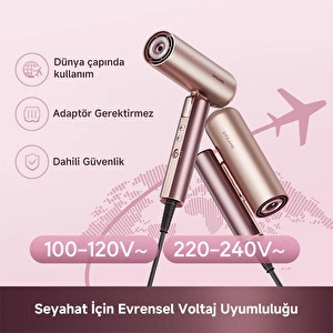Dreame Pocket Aura Saç Kurutma Makinesi, Pembe görseli 5