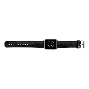 Bloominbag Bloominband Noir Croco Deri Apple Watch Kordonu-44/45/46/49mm görseli 2