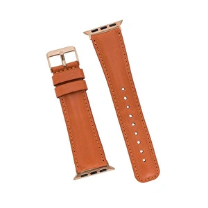 Bloominbag Bloominband Burnt Apricot Deri Apple Watch Kordonu-44/45/46/49mm görseli 3