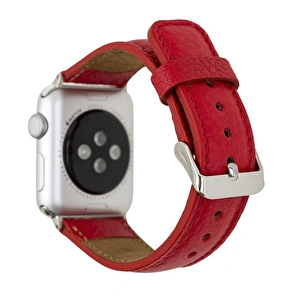 Bloominbag Bloominband Rouge Red Deri Apple Watch Kordonu-40/41/42mm görseli 2