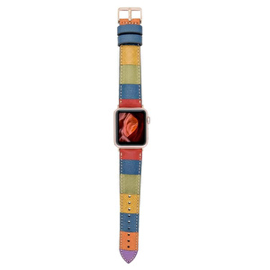 Bloominbag Bloominband Mosaic Bloom Deri Apple Watch Kordonu-44/45/46/49mm görseli 3