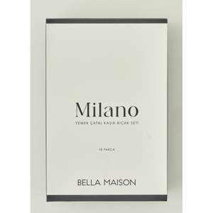 Bella Maison Milano 12 Kişilik 84 Parça Çatal Kaşık Bıçak Seti Gold görseli 4