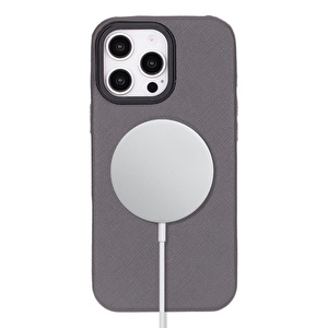 Bloominbag Bloomcase Aeris Iron Iphone 16 Pro Magsafe Hakiki Deri Kılıfı