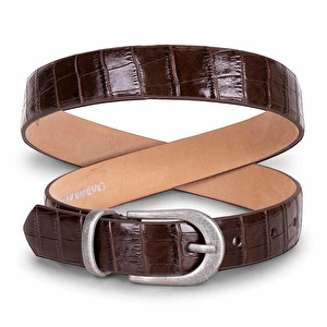 Bloominbag Bloom In Still Kadın Hakiki Deri Kemer - Mocha Croco görseli 4