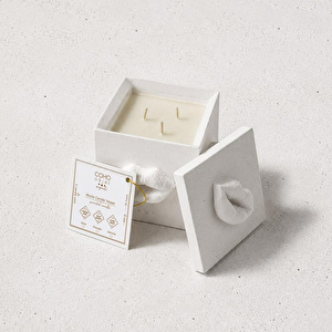 Coho Objet Coho Muck Powder Kokulu Dudaklı Dekoratif Mumlu Kase görseli 5