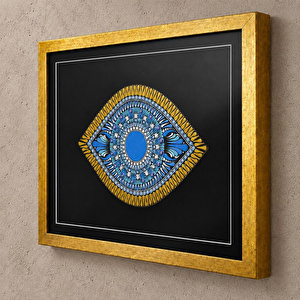 Coho Objet Coho Art Nazar Göz Sembolü - Çerçeveli görseli 4
