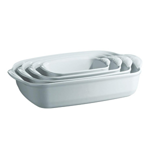 Emile Henry Fırın Kabı Dikdörtgen 30 X 19 Cm - Buz Mavisi görseli 4
