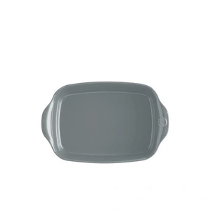 Emile Henry Fırın Kabı Dikdörtgen 30 X 19 Cm - Açık Gri