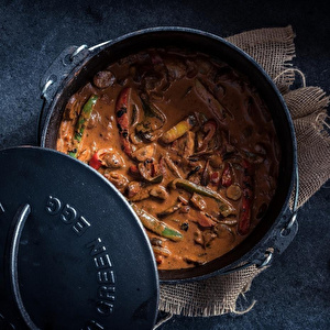 Big Green Egg Döküm Demir Güveç Tencere 27 Cm görseli 4