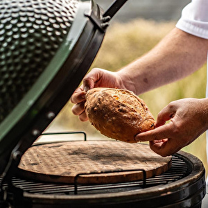Big Green Egg Pizza Taşı Large görseli 5