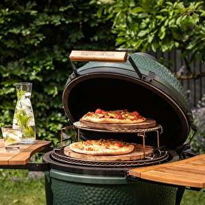 Big Green Egg Pizza Taşı Large görseli 4