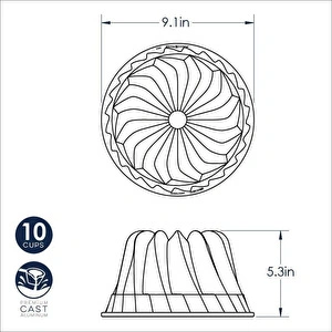 Nordicware Kugelhopf Bundt Kek Kalıbı