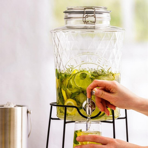 Kilner Diamond Klipsli İçecek Sebili 5 L görseli 5