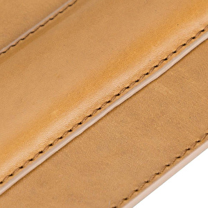 Bloominbag Bloomdesk Ease Burnished Brass Hakiki Deri Bilek Destekli Mouse Pad görseli 4