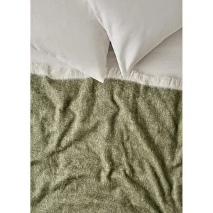 Bella Maison Cozy Akrilik Çift Kişilik Battaniye Yeşill (200x220 Cm) Yeşil görseli 2