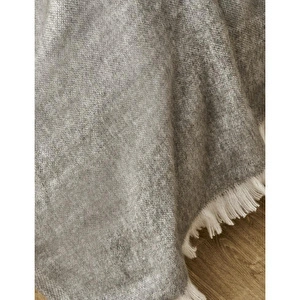 Bella Maison Cozy Akrilik Çift Kişilik Battaniye Gri (200x220 Cm) Gri görseli 5