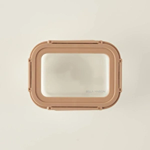 Bella Maison Terra Cam Saklama Kabı Bej (640 Cc) Bej görseli 5