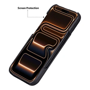 Bloominbag Bloomcase Vectra Obsidian Black Iphone 18 Pro Max Magsafe Hakiki Deri Kılıf görseli 3