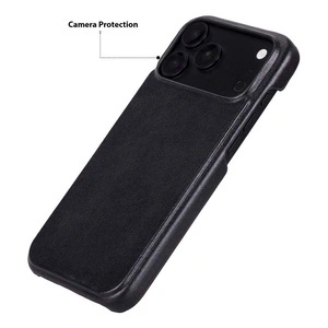 Bloominbag Bloomcase Vectra Obsidian Black Iphone 18 Pro Max Magsafe Hakiki Deri Kılıf görseli 4
