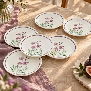 Bernardo Violet 6 Parça Pasta Takımı