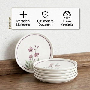 Bernardo Violet 6 Parça Pasta Takımı görseli 6