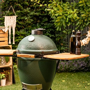 Big Green Egg Ahşap Egg Mates Yan Sehpa Medium görseli 2