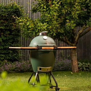 Big Green Egg Ahşap Egg Mates Yan Sehpa Medium görseli 3