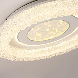 Apliqa Solena 50'lik Yuvarlak Ledli 140 Watt Plafonyer 3 Renkli Avize görseli 4