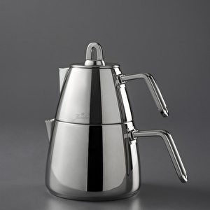 Jumbo Teos Metal Saplı İndüksiyon Tabanlı Çaydanlık