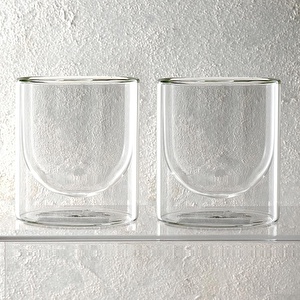 Jumbo Glory Double Wall 2-li Bardak 250 Ml görseli 1
