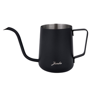 Jumbo Venti Siyah Çelik Coffe Kettle 600 ml görseli 1