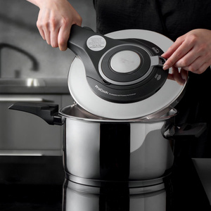 Jumbo Procook 4+6 Litre Paslanmaz Çelik Düdüklü Tencere Seti görseli 10
