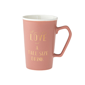 Jumbo Joy Pink Mug görseli 4