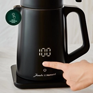 Jumbo x Homend Royaltea Cooltouch 1792H Dokunmatik Çift Duvarlı Paslanmaz Çelik Konuşan Çay Makinesi Wifi ile Kontrol görseli 3