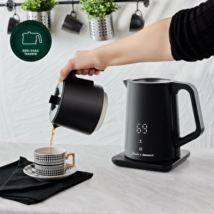 Jumbo x Homend Royaltea Cooltouch 1792H Dokunmatik Çift Duvarlı Paslanmaz Çelik Konuşan Çay Makinesi Wifi ile Kontrol görseli 9