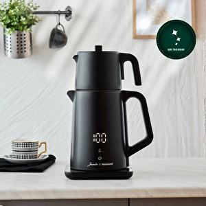 Jumbo x Homend Royaltea Cooltouch 1792H Dokunmatik Çift Duvarlı Paslanmaz Çelik Konuşan Çay Makinesi Wifi ile Kontrol görseli 13