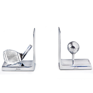 Jumbo Golf Dekoratif Top Ve Sopası Kitap Tutucu görseli 9