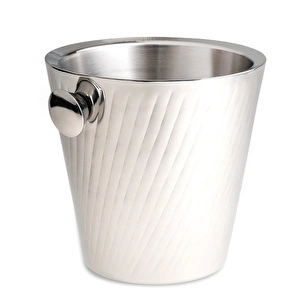 Jumbo Estella Şampanya Double Wall Buz Kovası Silver 23 cm görseli 1