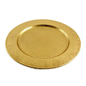 Jumbo Brett Metal Oval Tabak 20x20 cm görseli 1