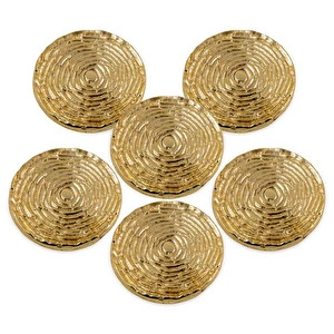 Jumbo Carina Wavy 4'lü Bardak Altlığı 10 cm görseli 1