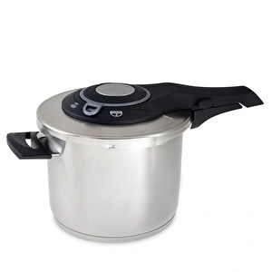 Jumbo Procook Mat Gri Düdüklü Tencere 6 Litre görseli 1