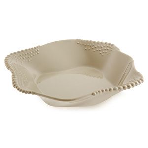 Jumbo Maris Melamin Bej Çukur Tabak 21.7x21.4x4.3 cm görseli 1