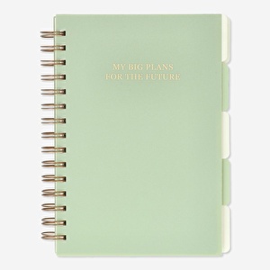 Flying Tiger Copenhagen Bölümlü 150 Yaprak Çizgili A5 Defter