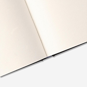 Flying Tiger Copenhagen Siyah Eskiz Defteri 14,2 cm x 21,6 cm görseli 6