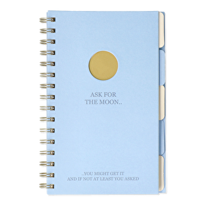 Flying Tiger Copenhagen Bölümlü A5 Defter görseli 4