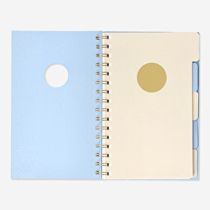 Flying Tiger Copenhagen Bölümlü A5 Defter görseli 8