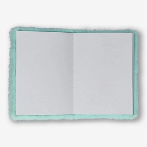 Flying Tiger Copenhagen Yeşil Peluş Çizgisiz A5 Defter görseli 4
